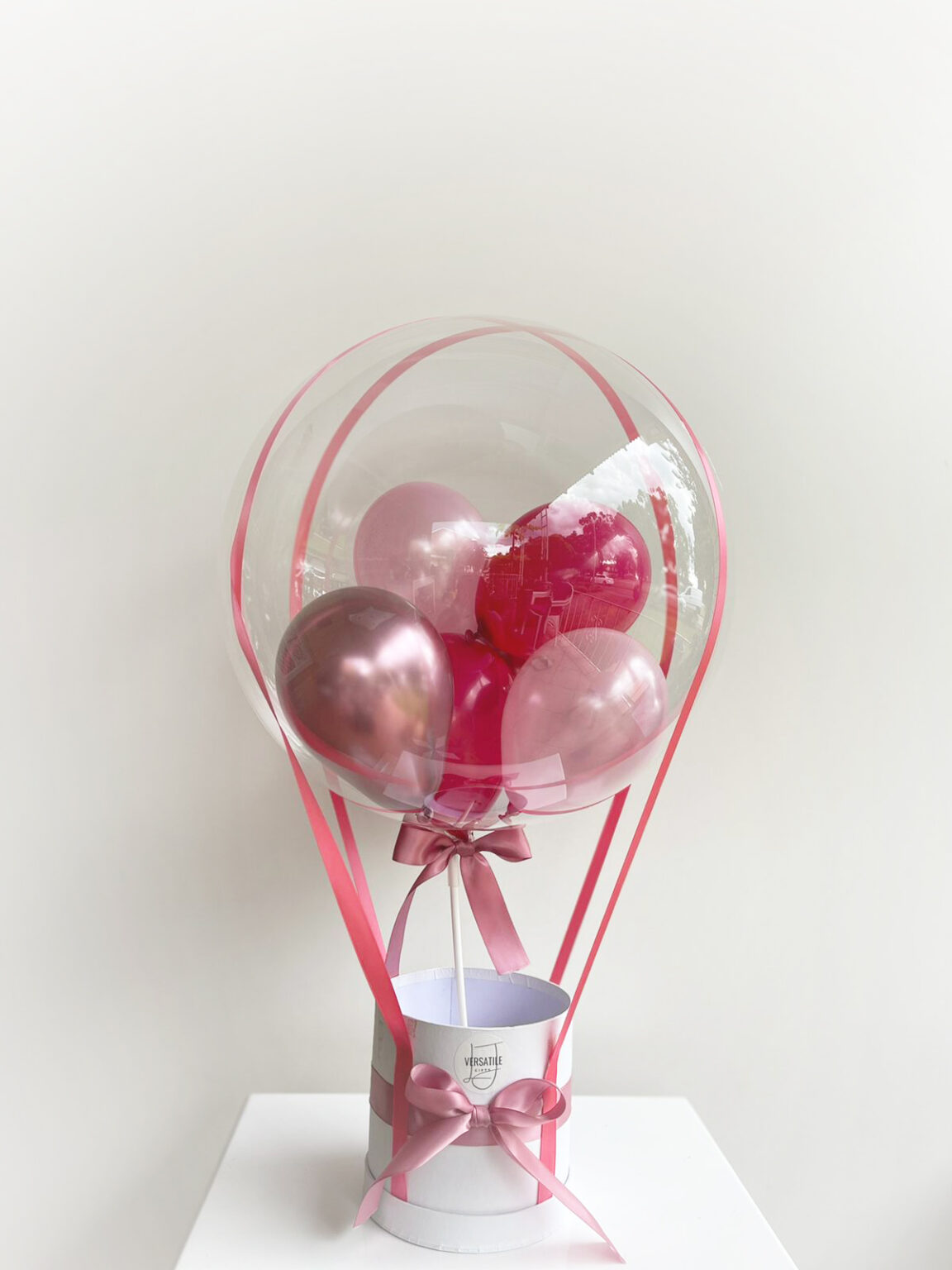 David dack maki: blog Pink and Rose Gold Balloon Box – Customised • Versatile Gifts Sydney