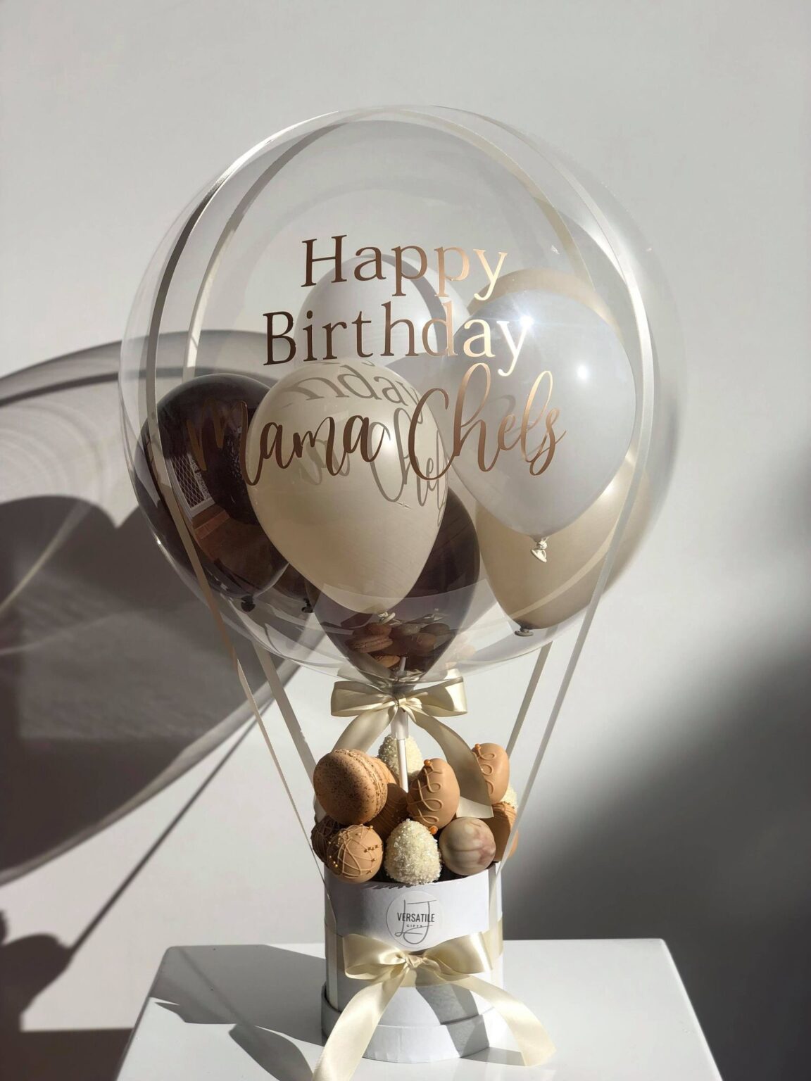Nude Balloon Box Customised • Versatile Gifts Sydney